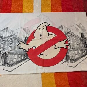 Vintage 80's Ghostbusters Pillow Case Cover Standard Size, Bedding Movie